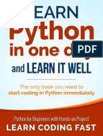 Python Learn Python in One Day and Learn It Well. Python For Beginners With Hands-On Project. (Learn Coding Fast With Hands-On Project Book 1) by LCF Publishing Jamie Chan (Publishing, LCF) (Z-Li
