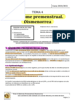 TEMA 4. Síndrome Premenstrual. Dismenorrea - Cristina Ortuño Hernández