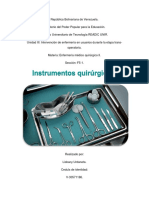 Lisbany Urdaneta. Instrumentos quirúrgicos act 3