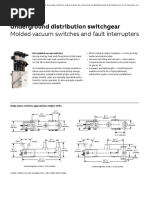 Molded Vacuum Switches and Fault Interrupters: Underground Distribution Switchgear