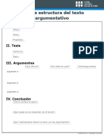 Estructura de Texto Argumentativo (1)