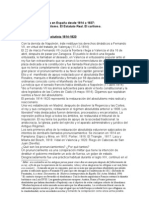 La Evolución Política en España Desde 1814 A 1837: Absolutismo y Liberalismo. El Estatuto Real. El Carlismo