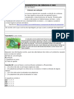 Avaliação Diagnóstica de Ciências-4º Ano