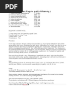 Formulation of Washing Detergent Powder | PDF | Sodium Hydroxide ...