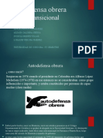 Justicia transicional Autodefensas obreras [Autoguardado]