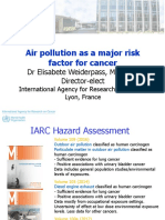 Air Pollution As A Major Risk Factor For Cancer