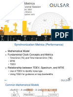 Clock Metrics: WSTS 2021 Tutorial Session