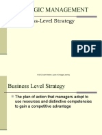 Strategic Management: Business-Level Strategy