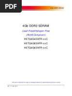 4Gb Ddr3 Sdram: Lead-Free&Halogen-Free (Rohs Compliant)