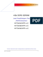 4Gb Ddr3 Sdram: Lead-Free&Halogen-Free (Rohs Compliant)