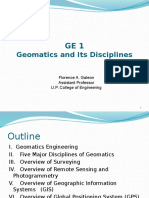 GE 1 - Geomatics and Its Disciplines