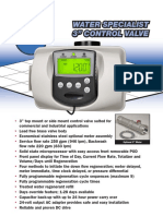 Water Specialist 3" Control Valve: Optional 3" Meter