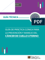 GPC CANCER DE CUELLO UTERINO
