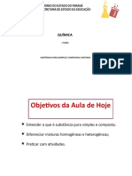 Aula 5 Substâncias Puras e Misturas