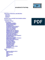 Unoardusimv2.9 Full Help: Code Pane, Preferences, and Edit/View