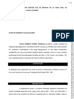 Contestação Acidente de Trânsito