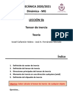 08 - Lección 5b - Tensor de Inercia - Teoría