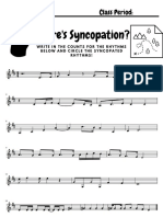 Wheres Syncopation