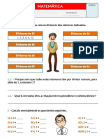 Divisores e quocientes de números