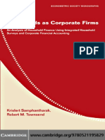 (Econometric Society Monographs) Krislert Samphantharak, Robert M. Townsend - Households As Corporate Firms - An Analysis of Household Finance Using Integrated Household Surveys and C