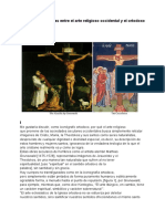 Sobre Las Diferencias Entre El Arte Religioso Occidental y El Ortodoxo Iconografía