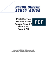 Postal Service Practice Exam 2 Gcs 21 Min