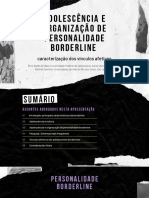 Adolescência e Organização de Personalidade Borderline