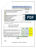 Allocate joint costs and prepare income statements using different costing methods