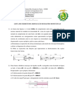 Resolução de exercícios de resistência dos materiais