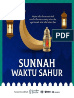 Sunnah Bersantap Sahur @AminYusuf