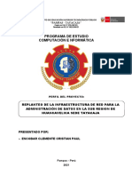 Replanteo red administración datos Sub Región Huancavelica Tayacaja