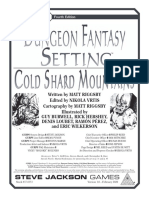 GURPS - 4th Edition - Dungeon Fantasy Setting - Cold Shard Mountains
