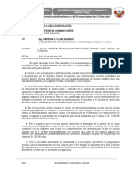 Informe N°001-2015-SESION de CONSEJO