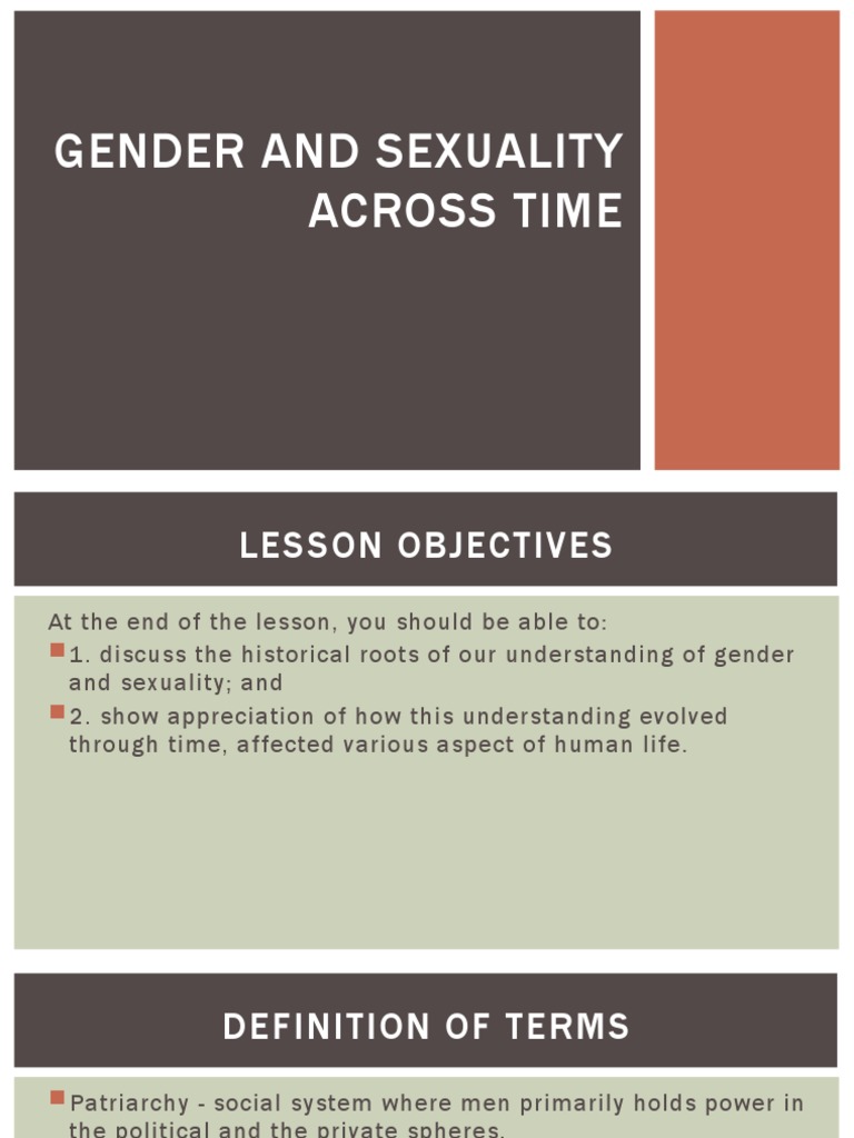 Evolution of Gender and Sexuality Understanding | PDF | Patriarchy | Woman