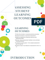 Lesson 4-Assessing Student Learning Outcomes
