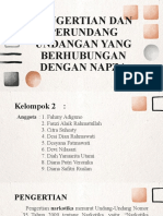 PENGERTIAN DAN PERUNDANG-UNDANGAN YANG BERHUBUNGAN DENGAN NAPZA