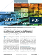 NIST and Computer Security: Cloud Computing Nist Contributions To It