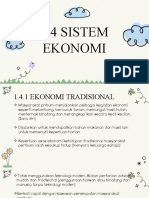 EKONOMI TRADISIONAL DAN KOMERSIAL