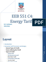 EEB 551 C4 - Tariffs