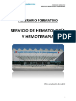 Hematologia y Hemoterapia 2020