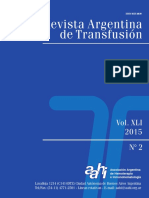 RevistaTransfusion Argentina 22015