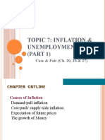 Topic 7: Inflation & Unemployment (PART 1) : Case & Fair (Ch. 20, 26 & 27)