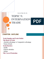 Topic 9: International Trade: Case & Fair (Ch. 33)