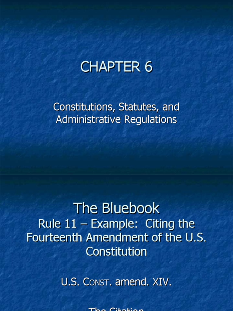 Constitutions, Statutes, and Administrative Regulations PDF United