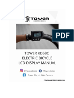 Tower KD58C EBike LCD Manual Final - En.es