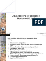 Advanced Pipe Fabrication: Module 08402-07