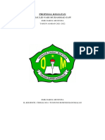 Proposal Kegiatan Maulid Nabi - 2021-2022