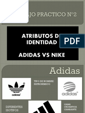 opción cambiar Armstrong Presentación TP 2 - Adidas - Nike | PDF | Deportes | Bienes de consumo