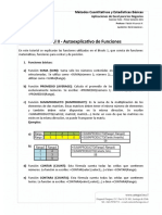 2021 Tutorial II Excel Funciones Basicas I