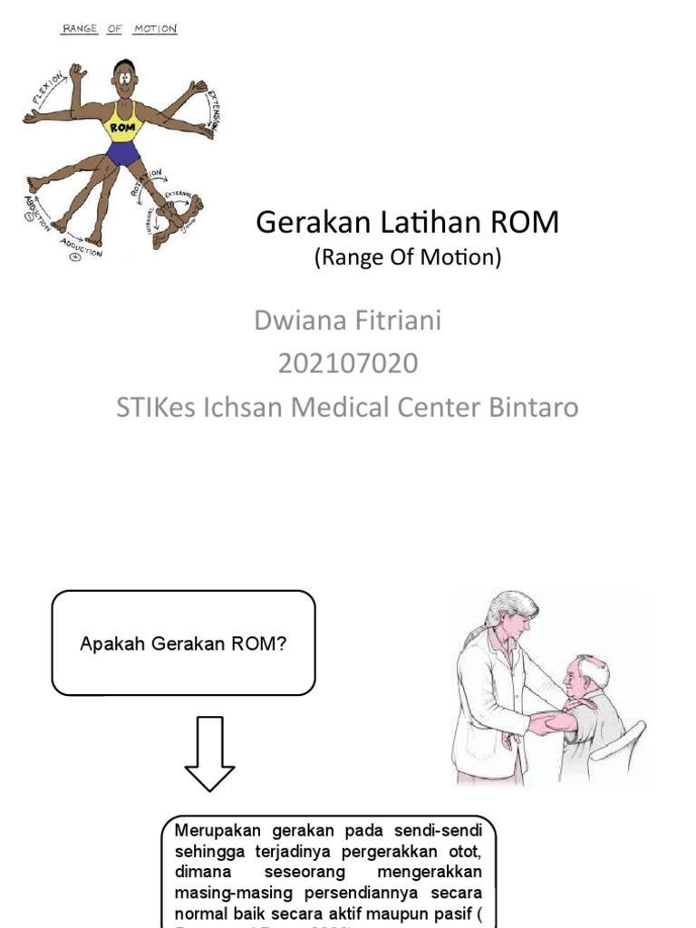 Latihan Gerakan ROM dalam Keperawatan | PDF